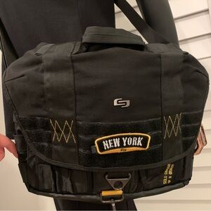OGIO Black and Gold Messenger Bag